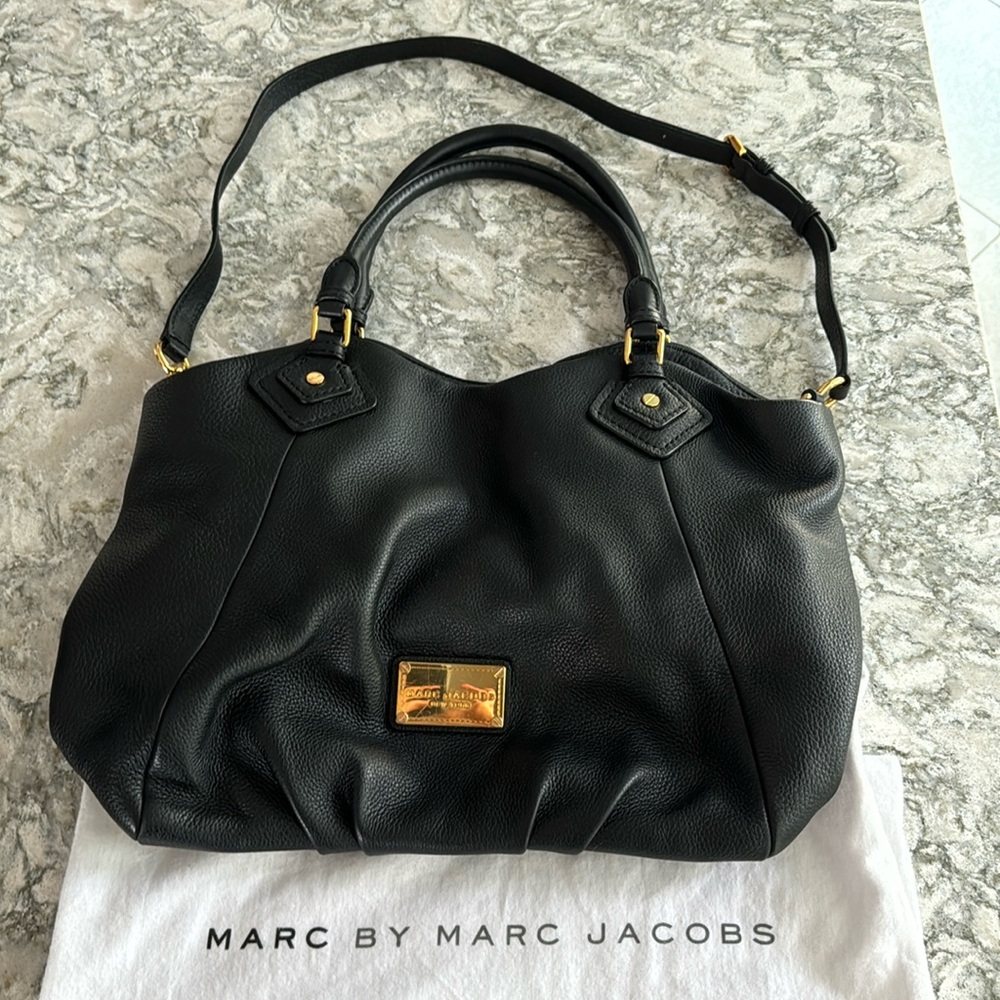 Marc by Marc Jacobs black genuine leather handbag
